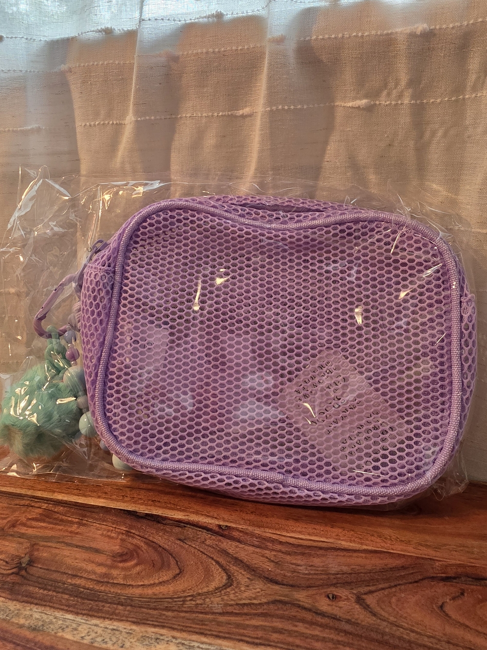 Purple Mesh Cosmetic Pouch - Tarte
